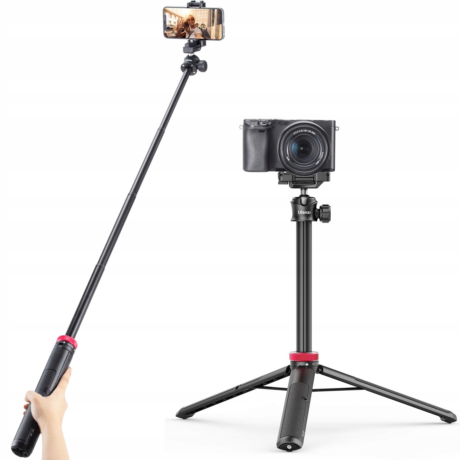 ULANZI MT-44 147cm Selfie Stick & Tripod for Cameras & Phones — miniatura 7