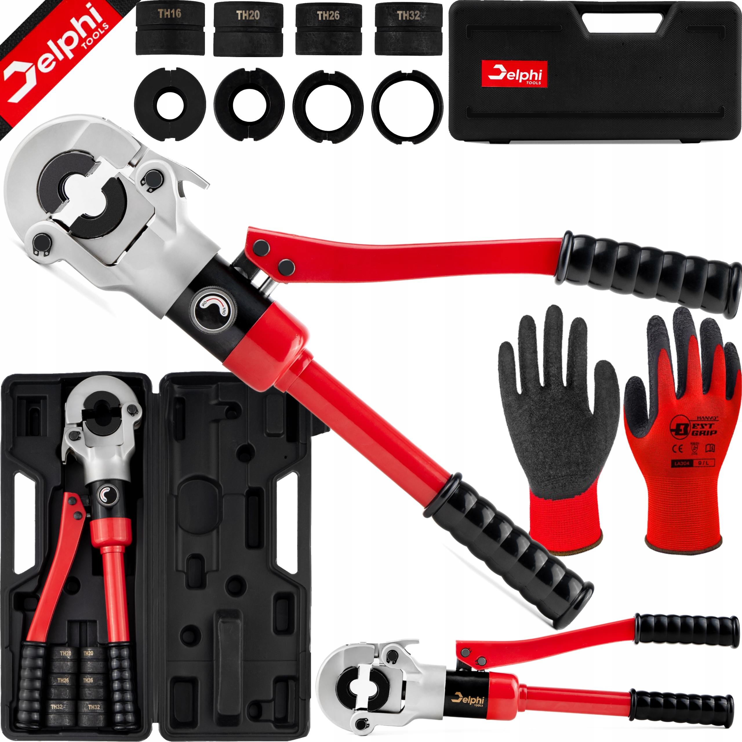 Krimpovačka Na Rúry Pex Hydraulická Lisovačka 16-32 mm Lisovacie Kliešte