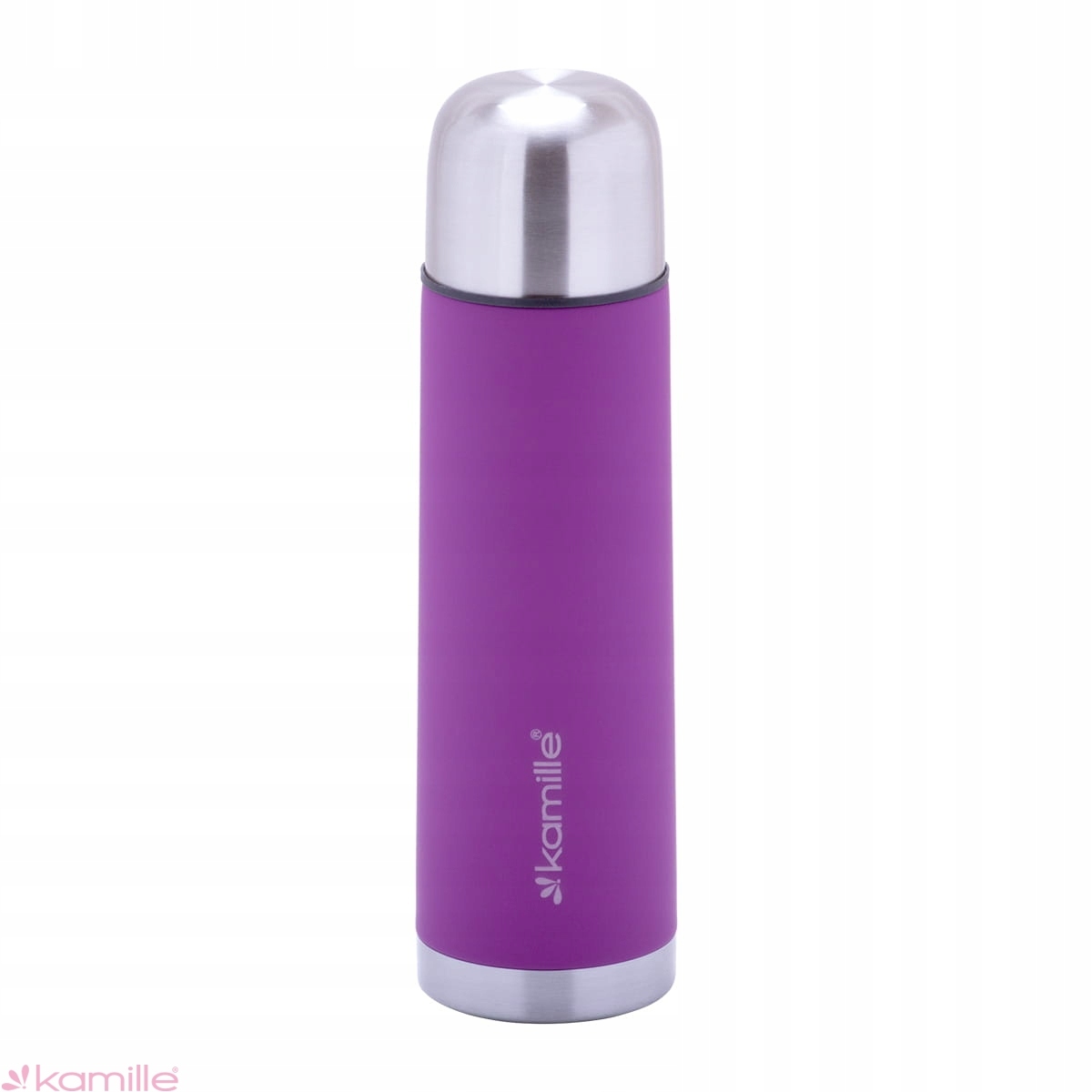 KUBEK TERMOS TERMICZNY KAMILLE 0,5 L STALOWY KOLOR Linia KM2001A