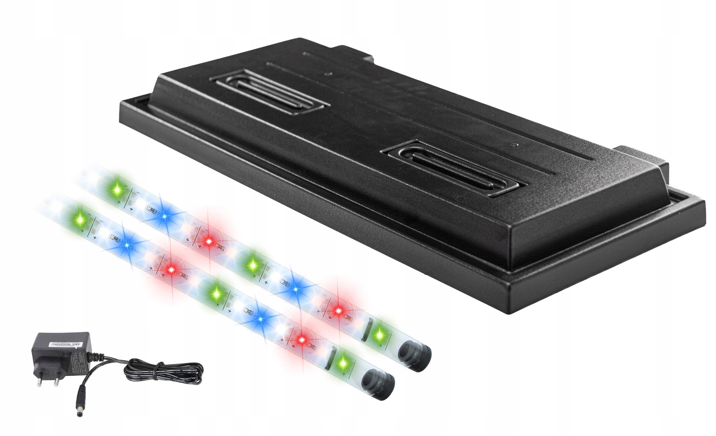 Levně Kryt pro akvárium 80x40 černý Led osvětlení Full Spectrum Zbcbnb