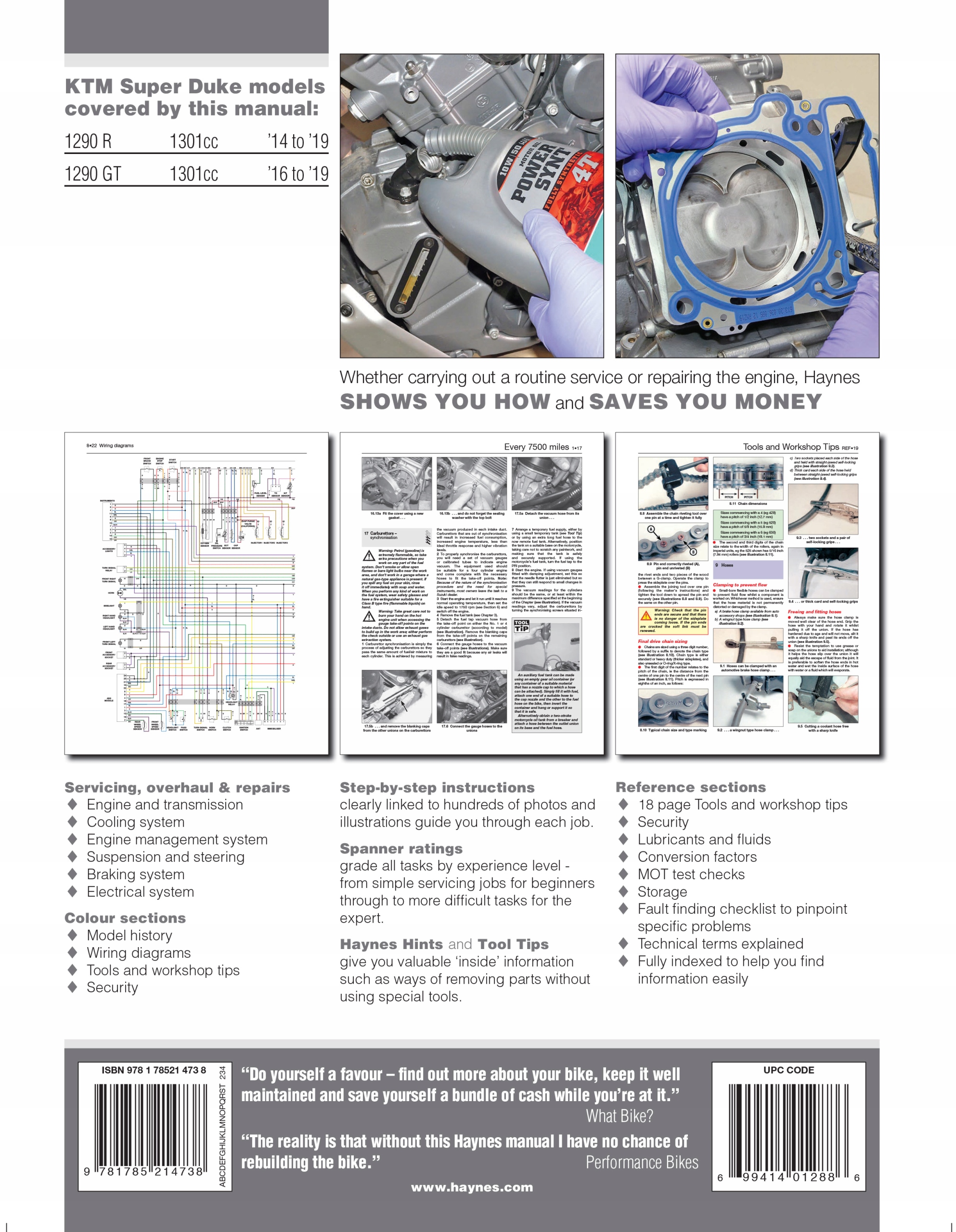 KTM SUPER DUKE 1290 GT (16-19) СТРОИТЕЛЬСТВО И РЕМОНТ