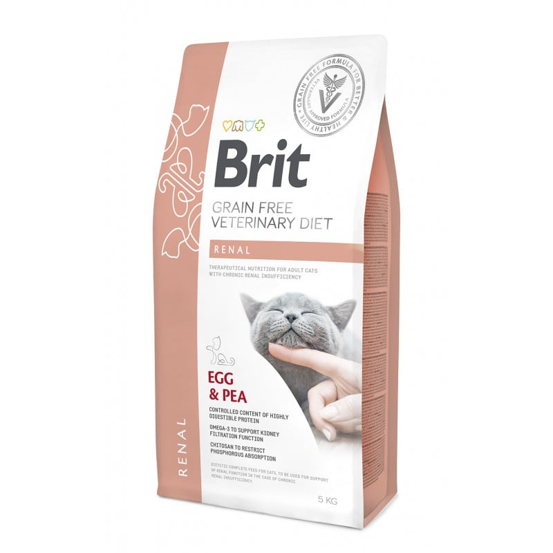 Levně Brit Veterinary Diets Cat Renal 5 kg