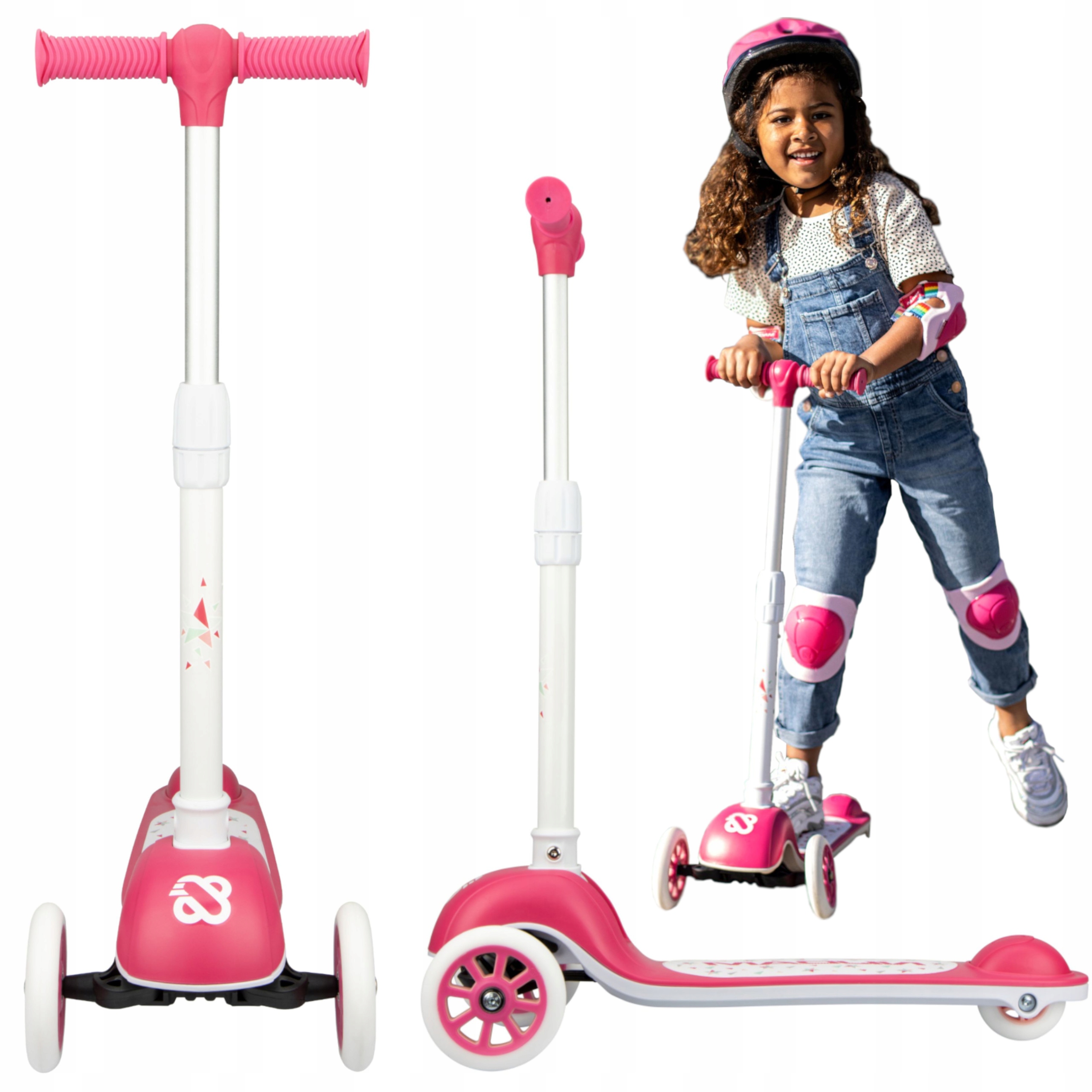 Hulajnoga trójkołowa dla dzieci balansowa składana Nijdam 50kg