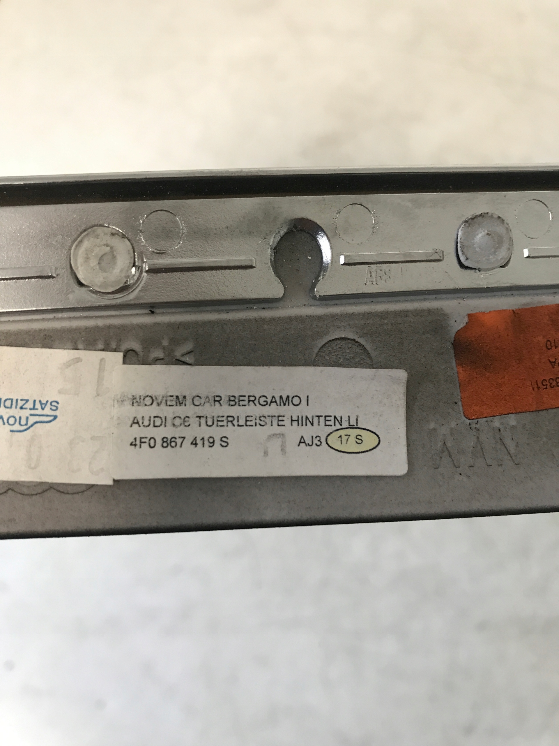 moulding DEKOR wood AJ3 AUDI A6 C6 4F0867419S