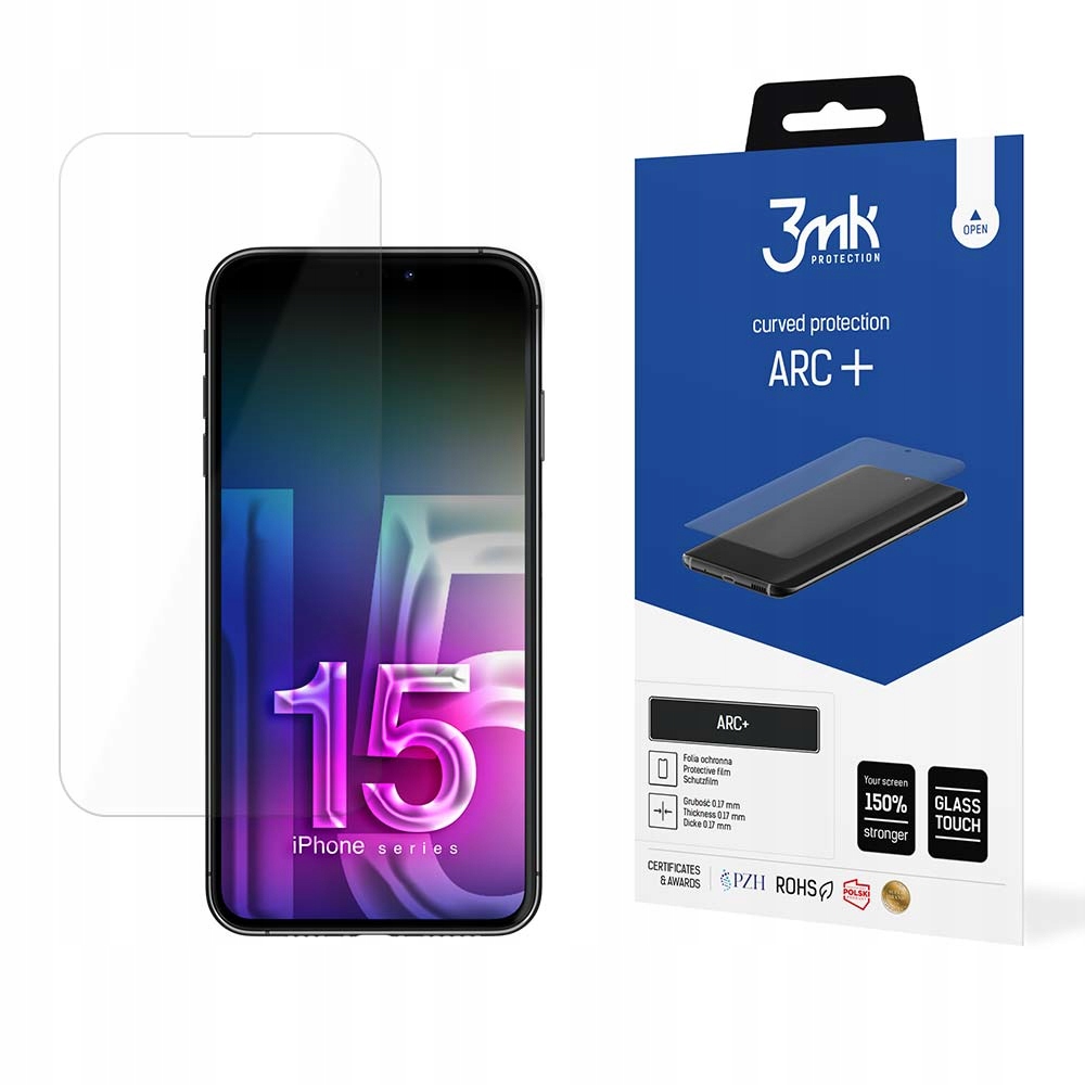 Folia 3mk Arc+ na iPhone 15 3mk Protection