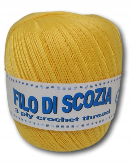 Kordonek Filo DI Scozia 8/3 Sajnóg 100g żółty 181