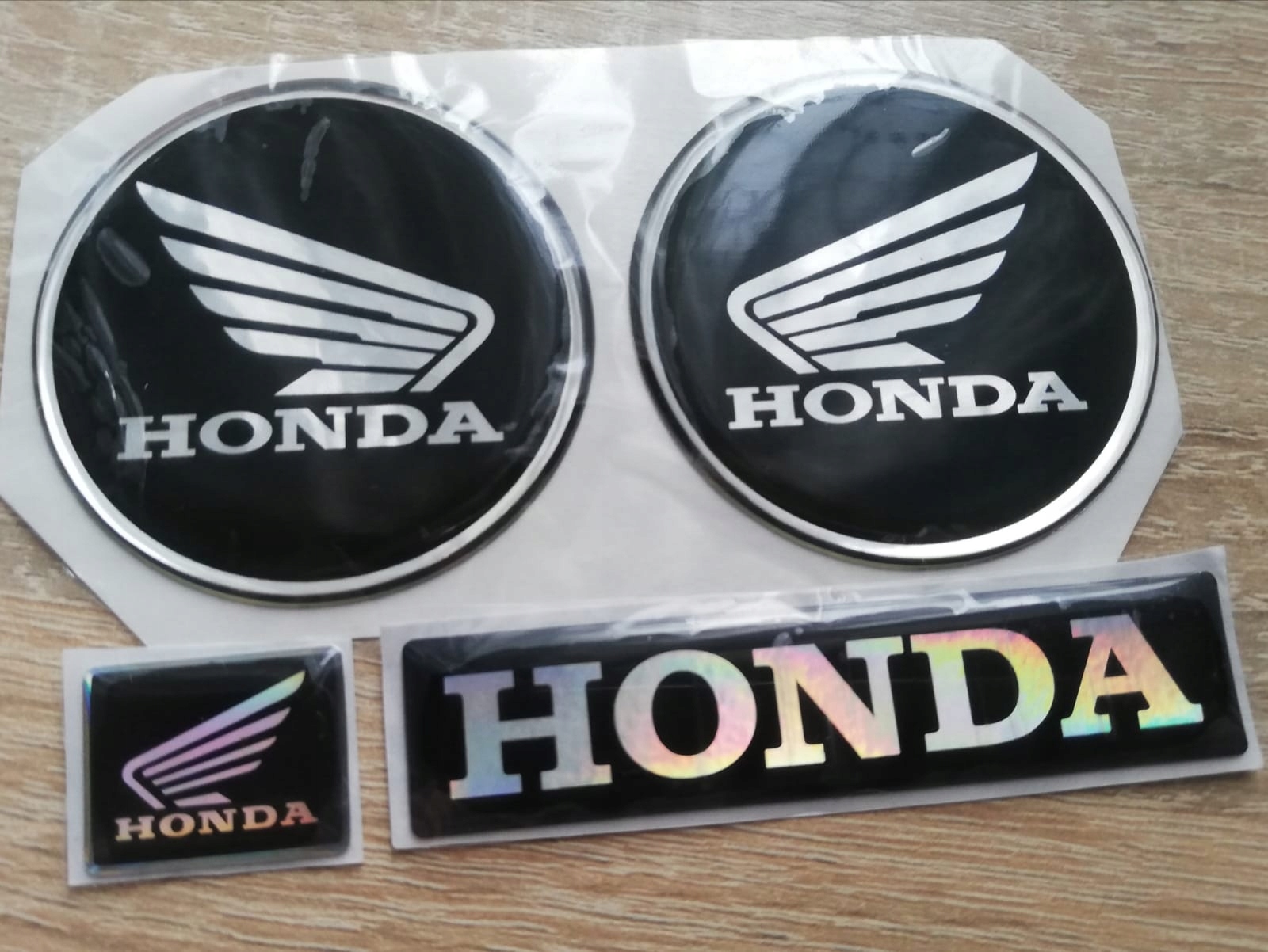 Логотип эмблема HONDA BLACK 4шт GL CBR GL VFR