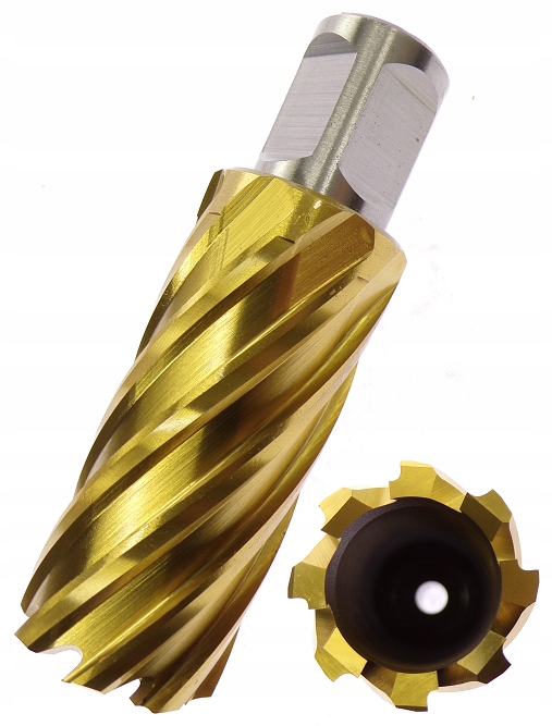 Wiertło Rurowe Frez Trepanacyjny 28mm Długie Wydłużone 28x55mm Hss Tin