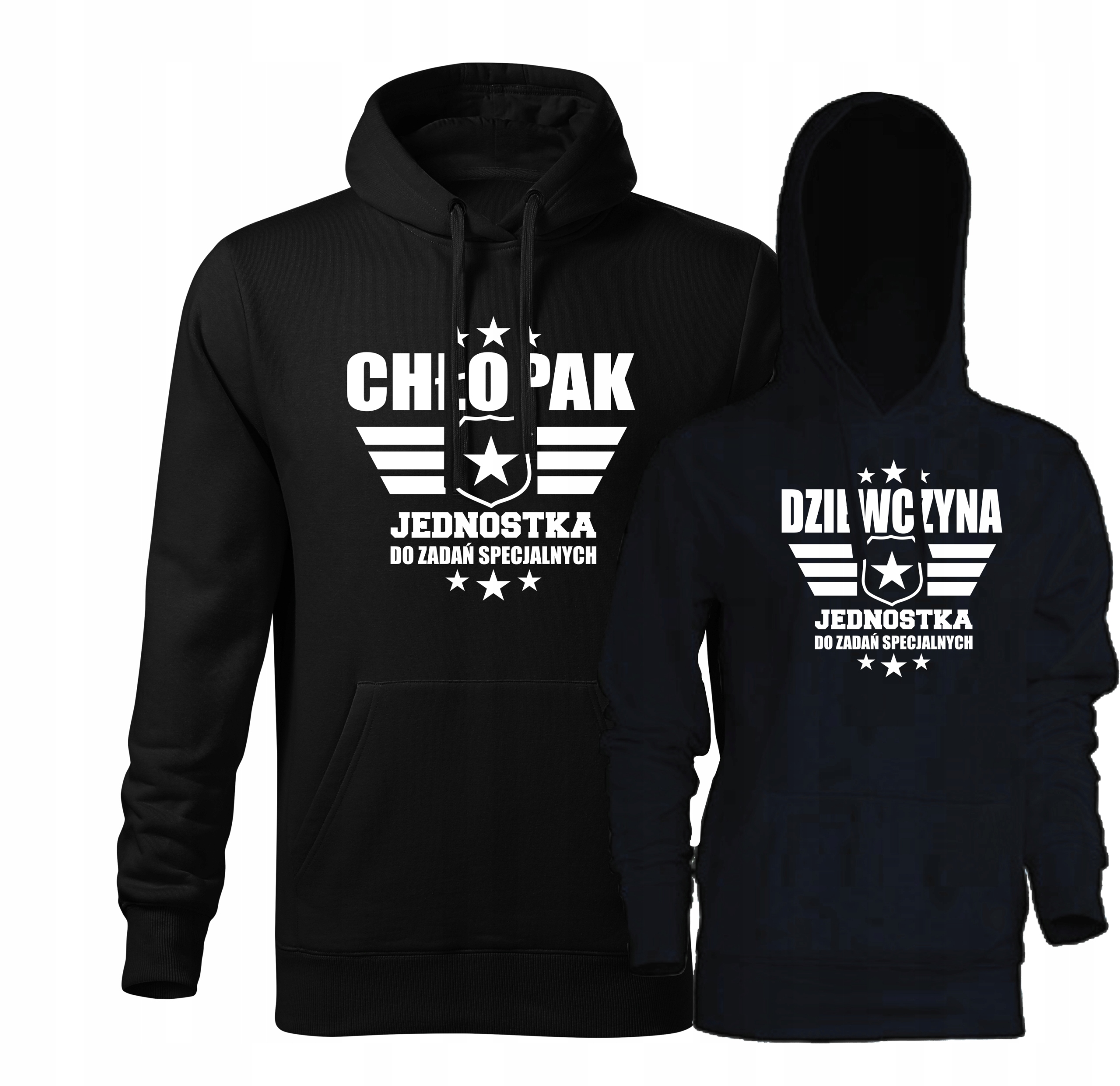 VšePříležitost Sada mikin pro páry s kapucí Valentýn Vánoce L