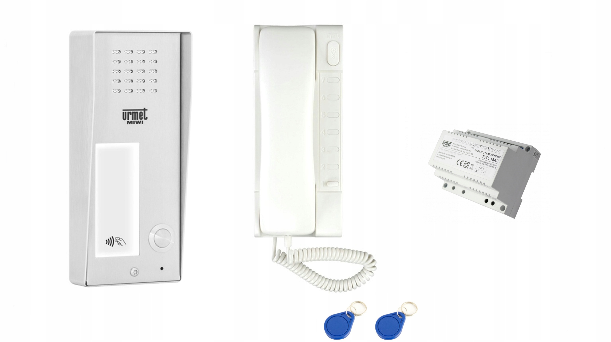 ZESTAW DOMOFONOWY DOMOFON URMET 6025/231-RF-N