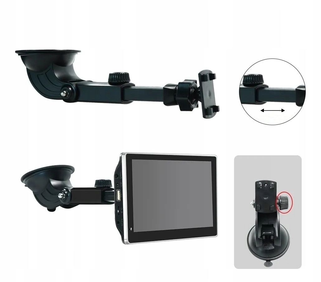 MONITOR RADIOWY ANDROID AUTO APPLE CARPLAY 7" USB BT Rodzaje odtwarzanych nośników karta SD USB