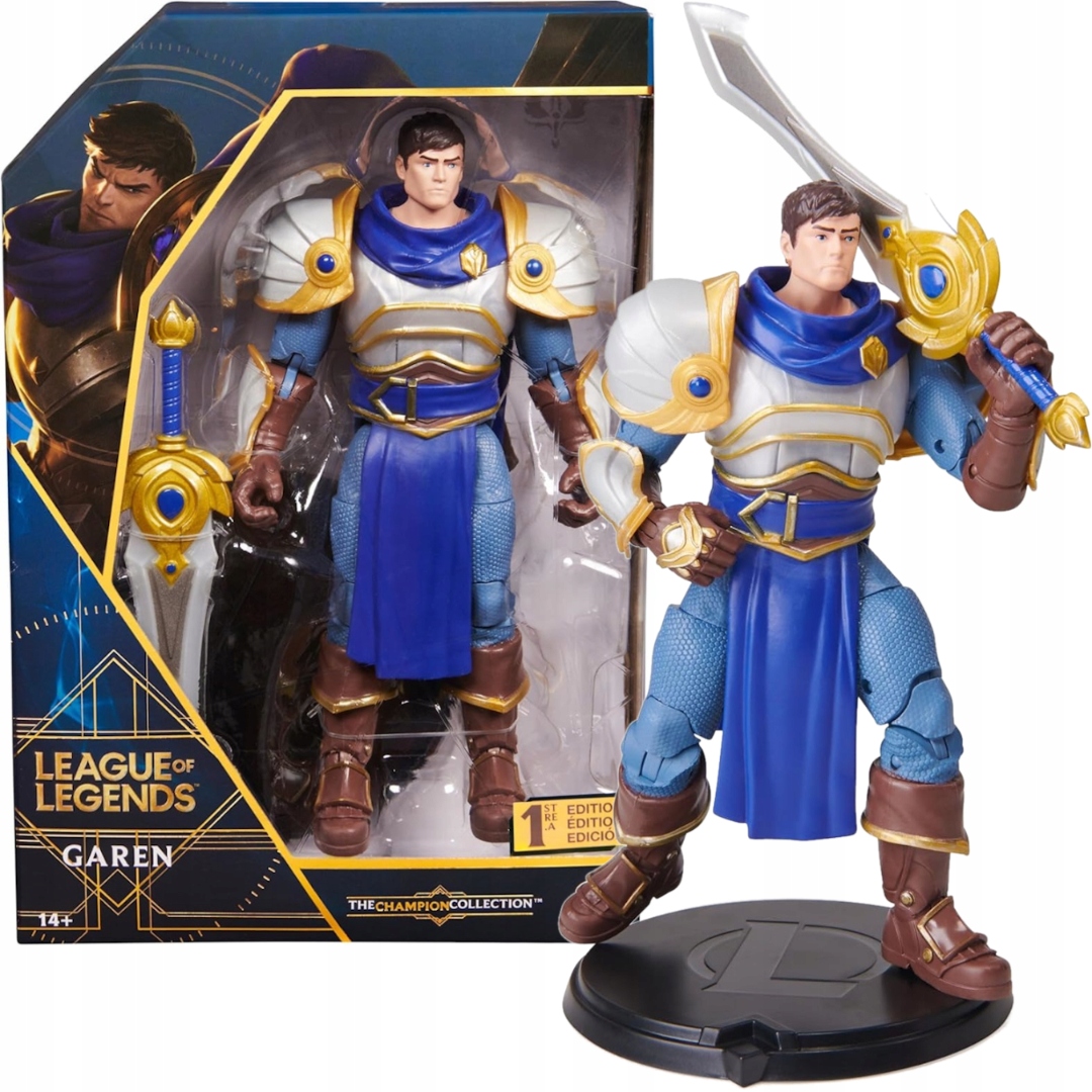 League Of Legends Riot Games Oryginalna Ruchoma Figurka Akcji Garen 18cm