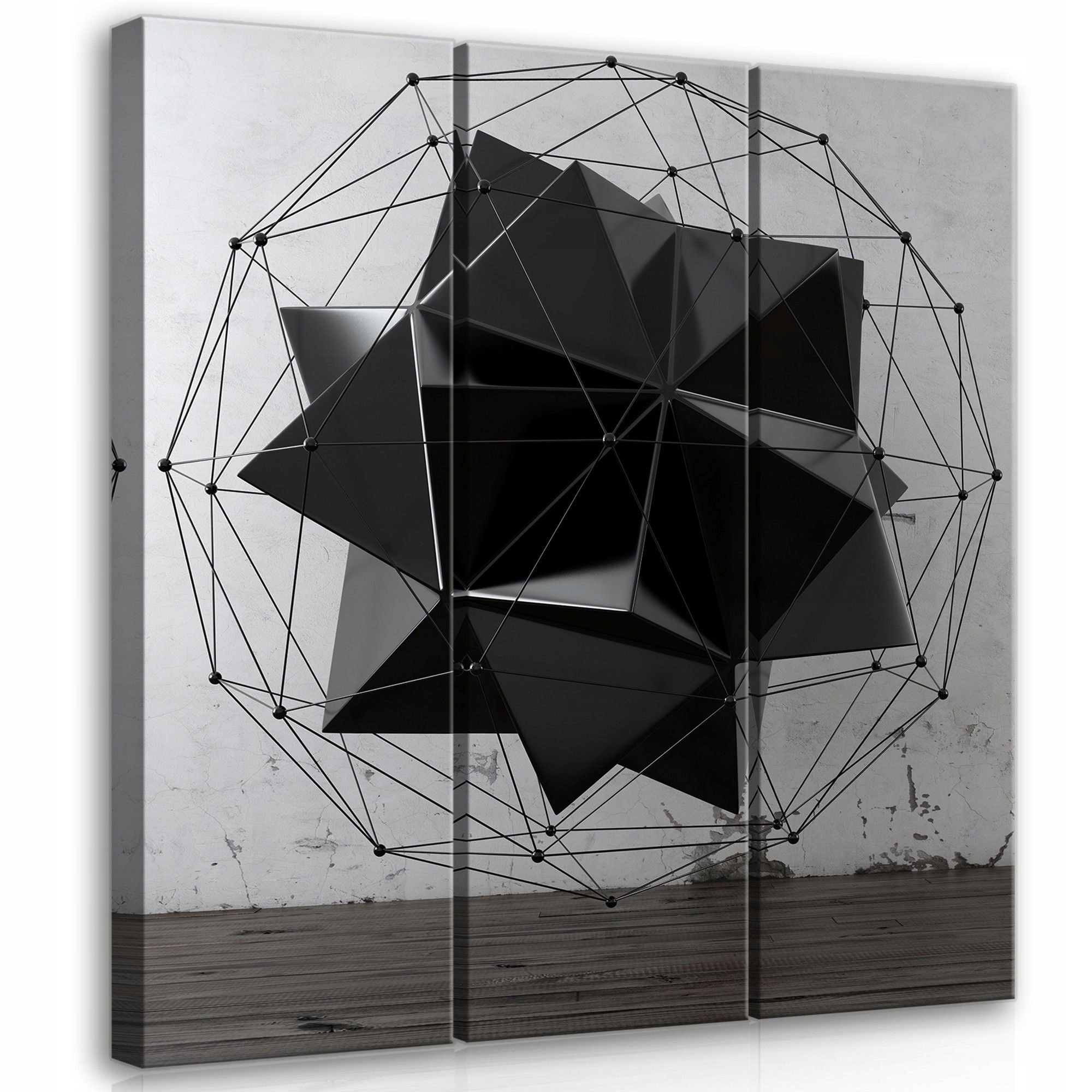 Obraz 90x100 Geometrie abstrakce 3D minimalismus moderní umění forma