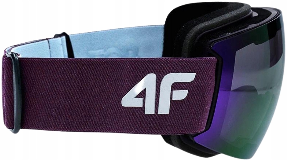Gogle narciarskie snowboardowe 4F z multibarwną powłoką z futerałem Kod producenta AGOGM031-60S