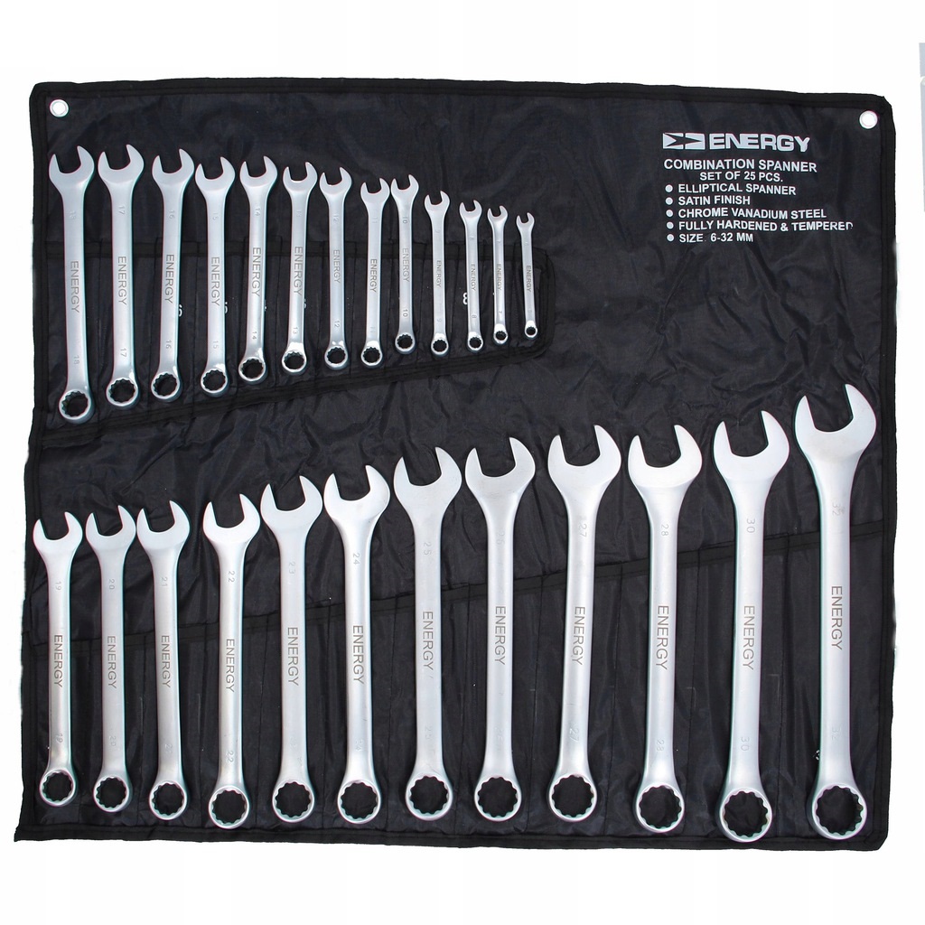 Sada plochých kľúčov 25 ks NE01000SK25