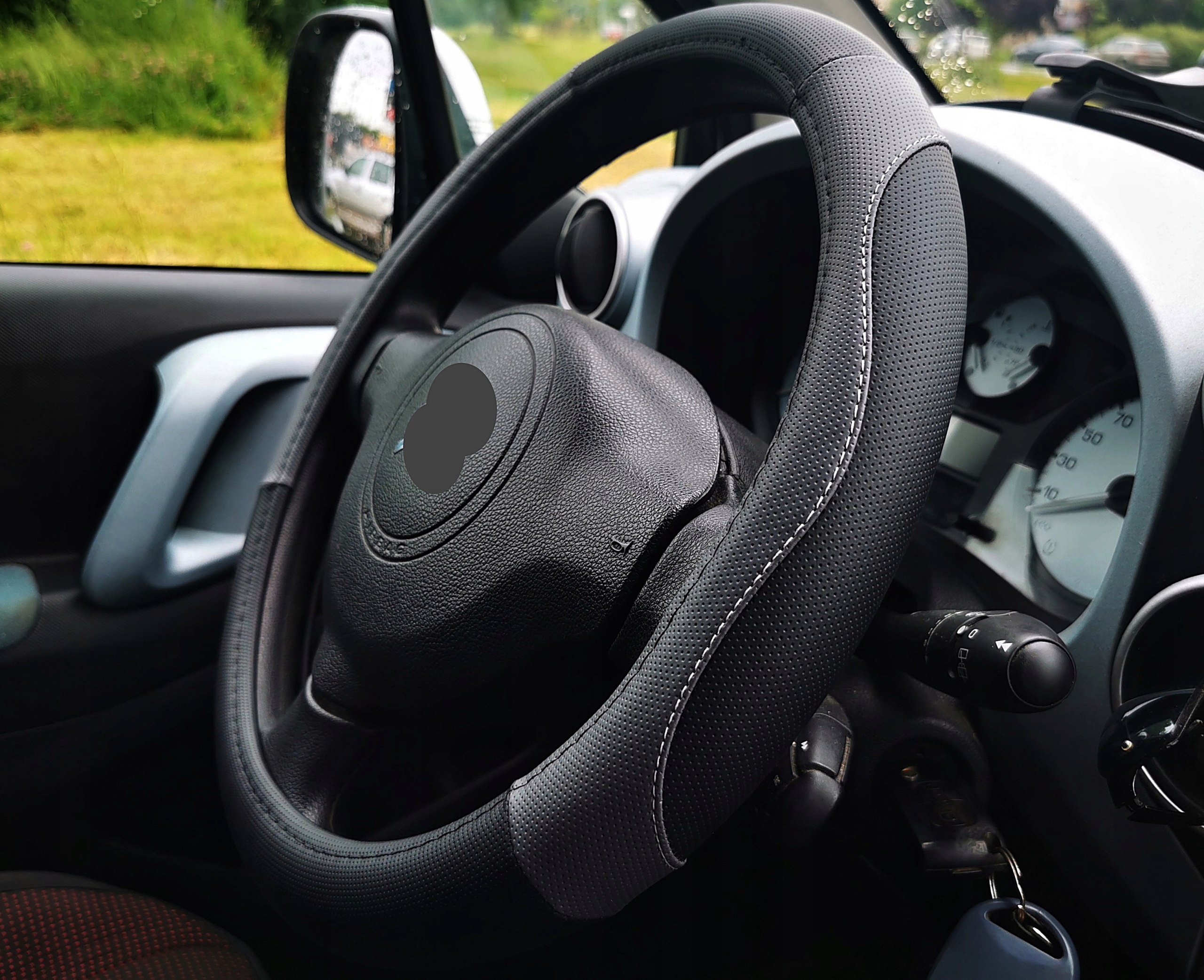 Fiat Ducato Boxer Jumper po 2006r. pokrowiec na kierownice skóra perforo EX Producent inny