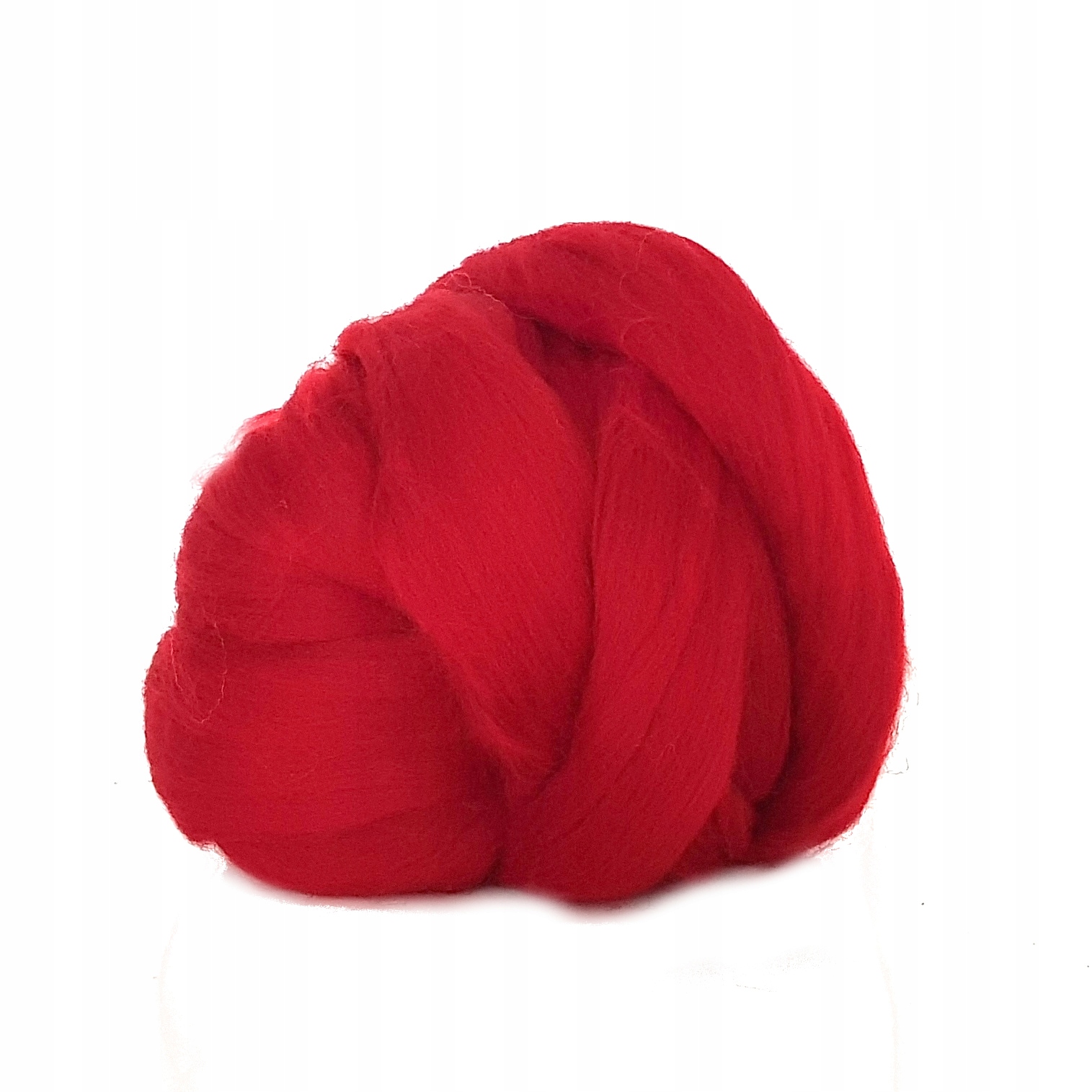 Česací vlna Merino 22-24mic C.czerwień 500g