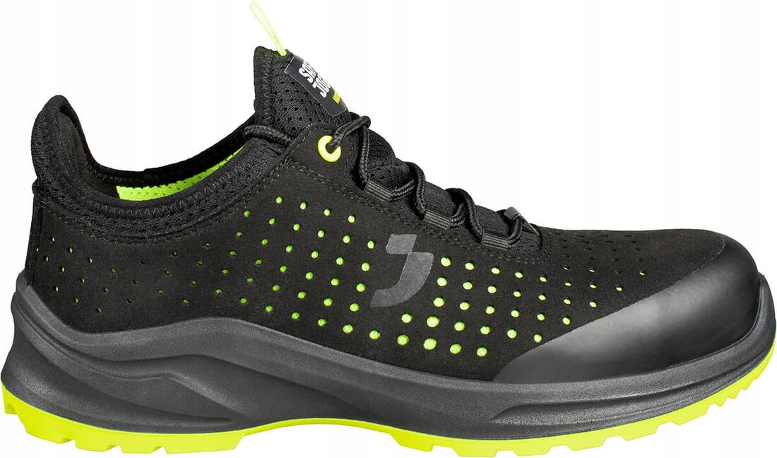 Półbuty robocze Safety Jogger Modulo S1PS Sr Sc Esd Fo z perforacją, czarne