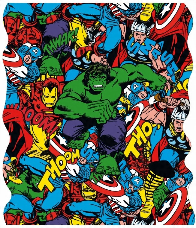 

Komin dziecięcy cienki szalik Avengers
