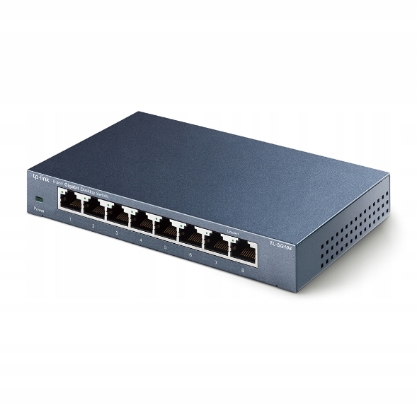 SWITCH TP-LINK TL-SG108 GIGABIT 8 PORTÓW Stan opakowania oryginalne
