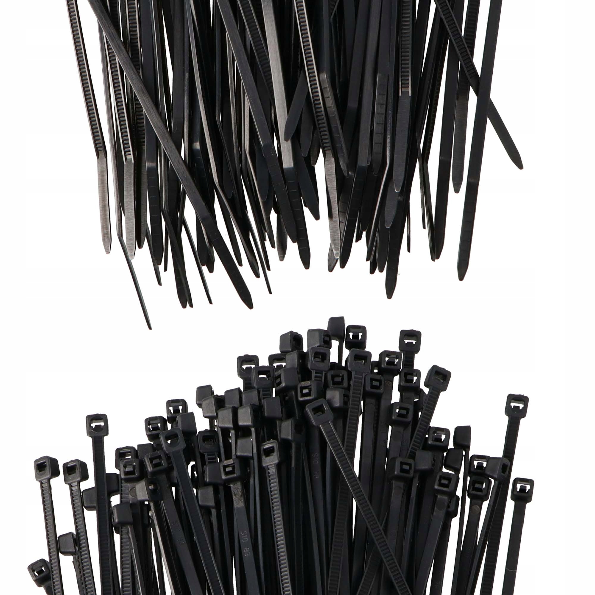 100x Opaski Zaciskowe Trytki Kablowe Ziperki 2,5 x 100 mm Mocne UV Trytytki Marka inna