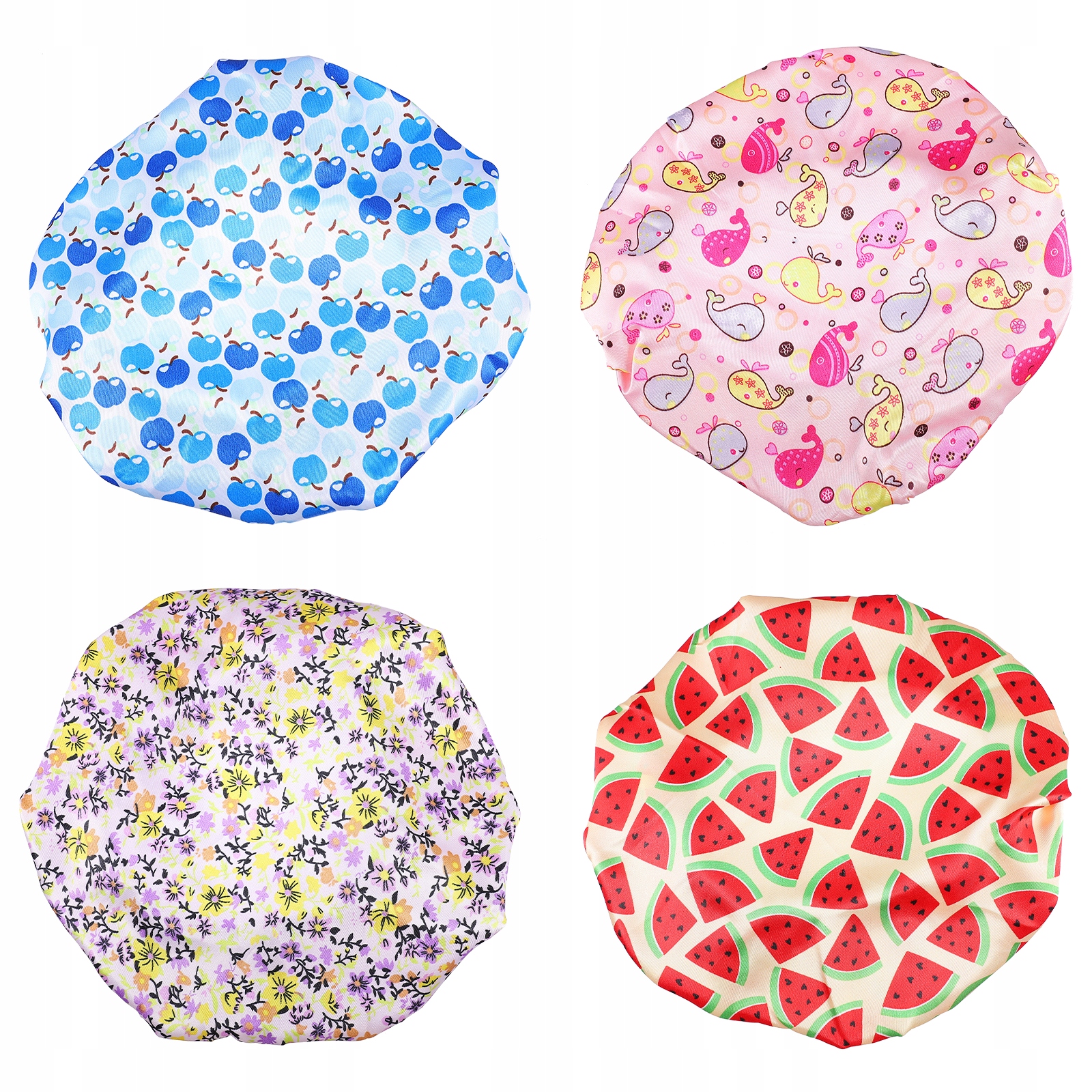 

4szt Sleeping Hair Bonnet Kids Nightcaps Satin Sho