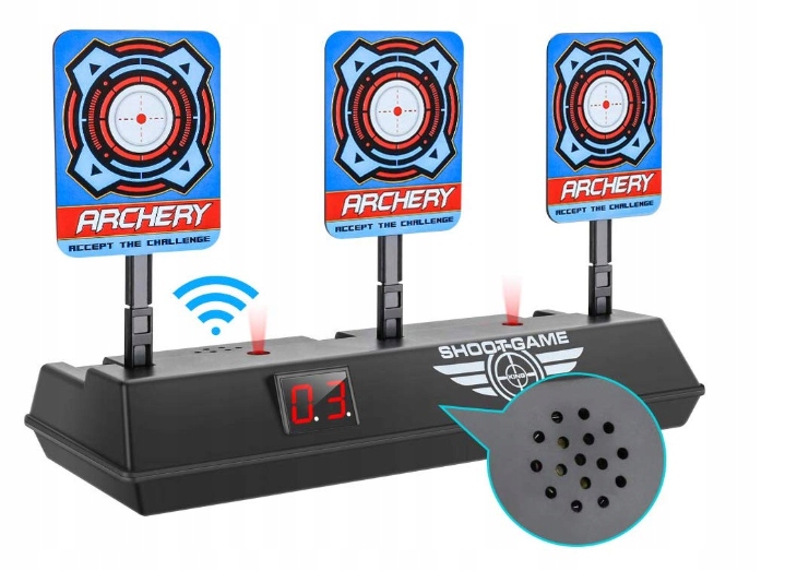 NERF N-STRIKE ELITE DISRUPTOR + TARCZA +STRZAŁKI Marka NERF