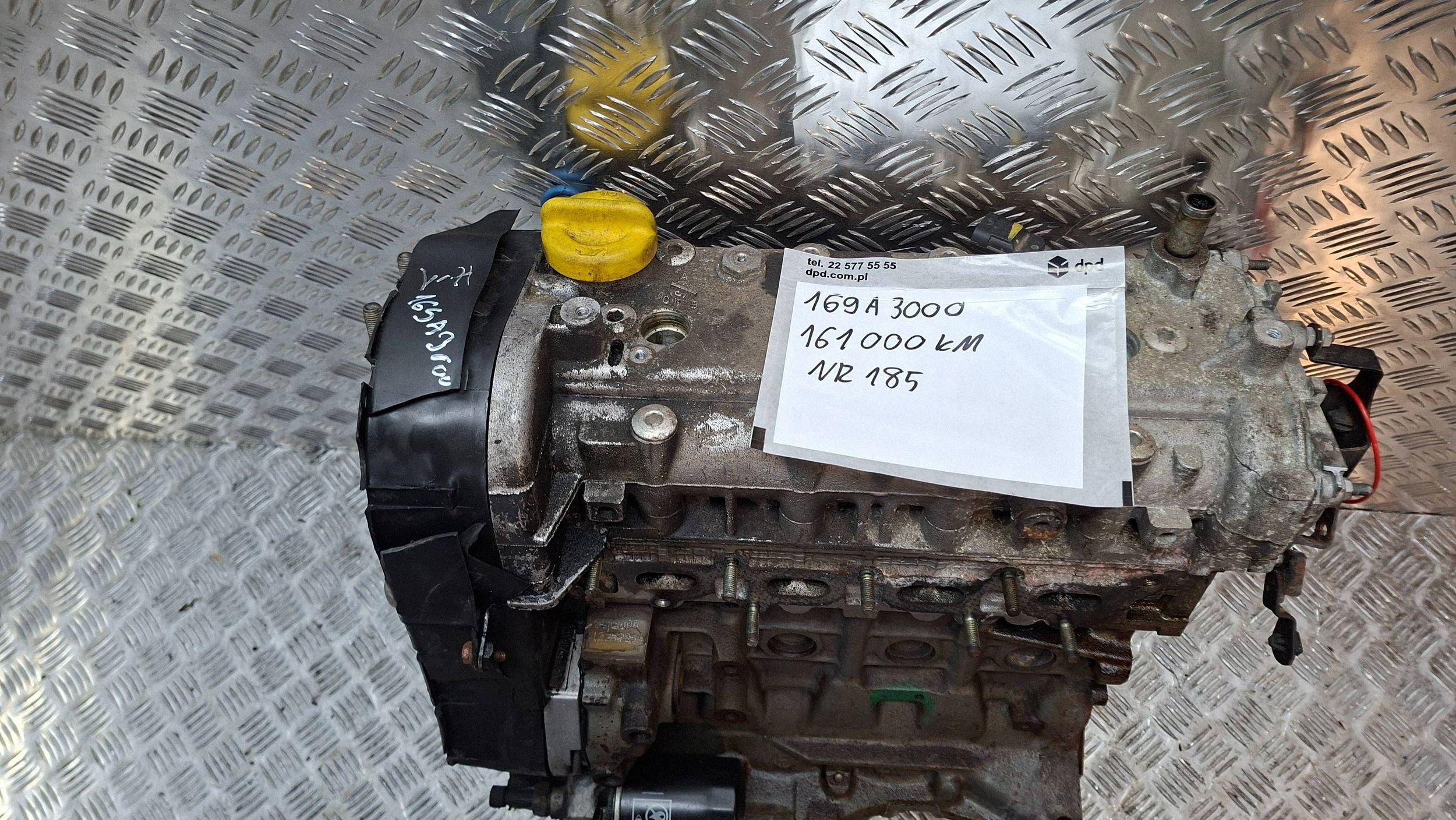 engine 169A3000 FIAT PANDA 100 HP 500 1.4 16V