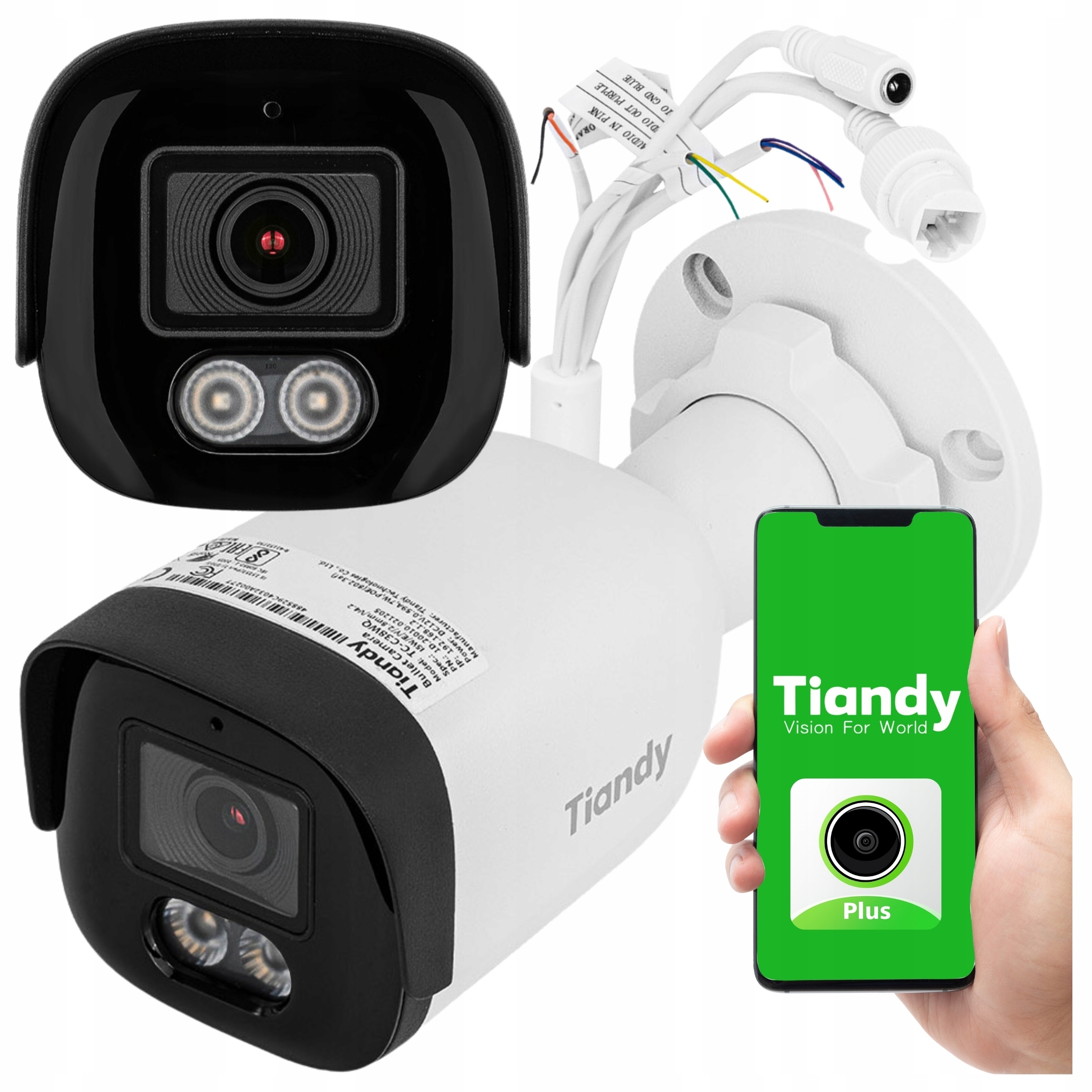 Ip kamera Tiandy TC-C38WQ SPEC:I5W/E/Y/2.8MM/V4.2 Led Ir 50 m 8 Mpx Aplikace