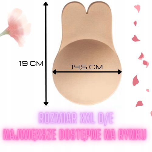 XL NAKŁADKI PUSH UP UNOSZĄCE PODNOSZĄCE BIUST PIERSI NAKLEJKI GOŁE PLECY Kolekcja PushUp