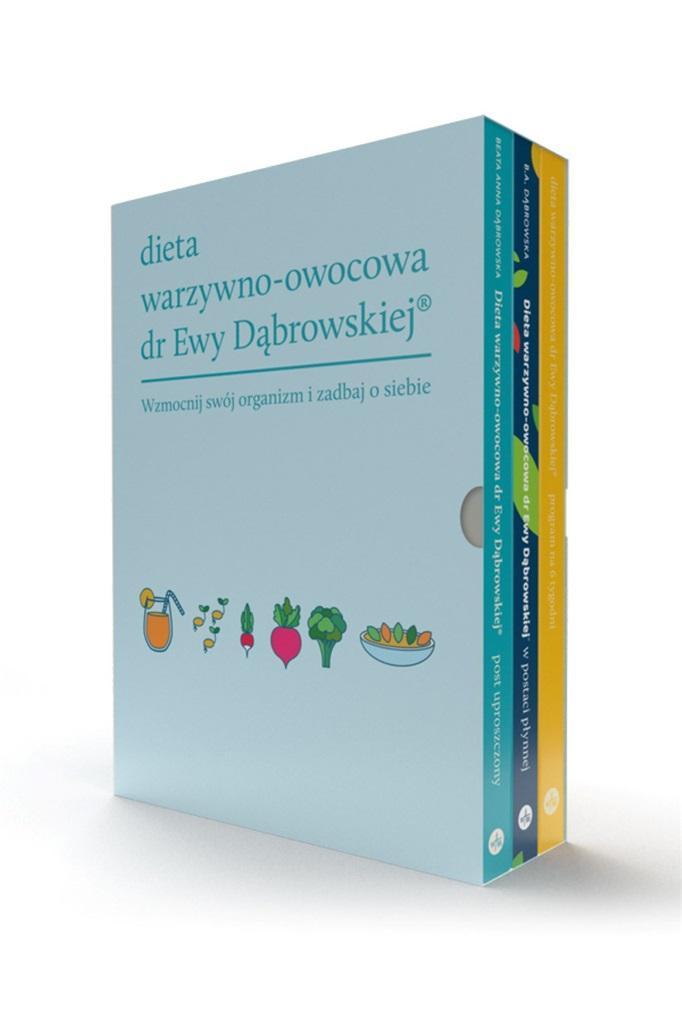 PAKET: DIETA WARZYWNO-OWOCOWA DR EWY DĄBROWSKIEJ