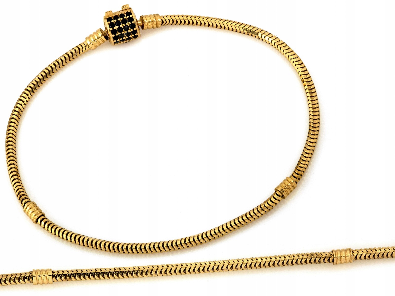 Dámský náramek ze zlata 585 zirkon ideální jako dárek