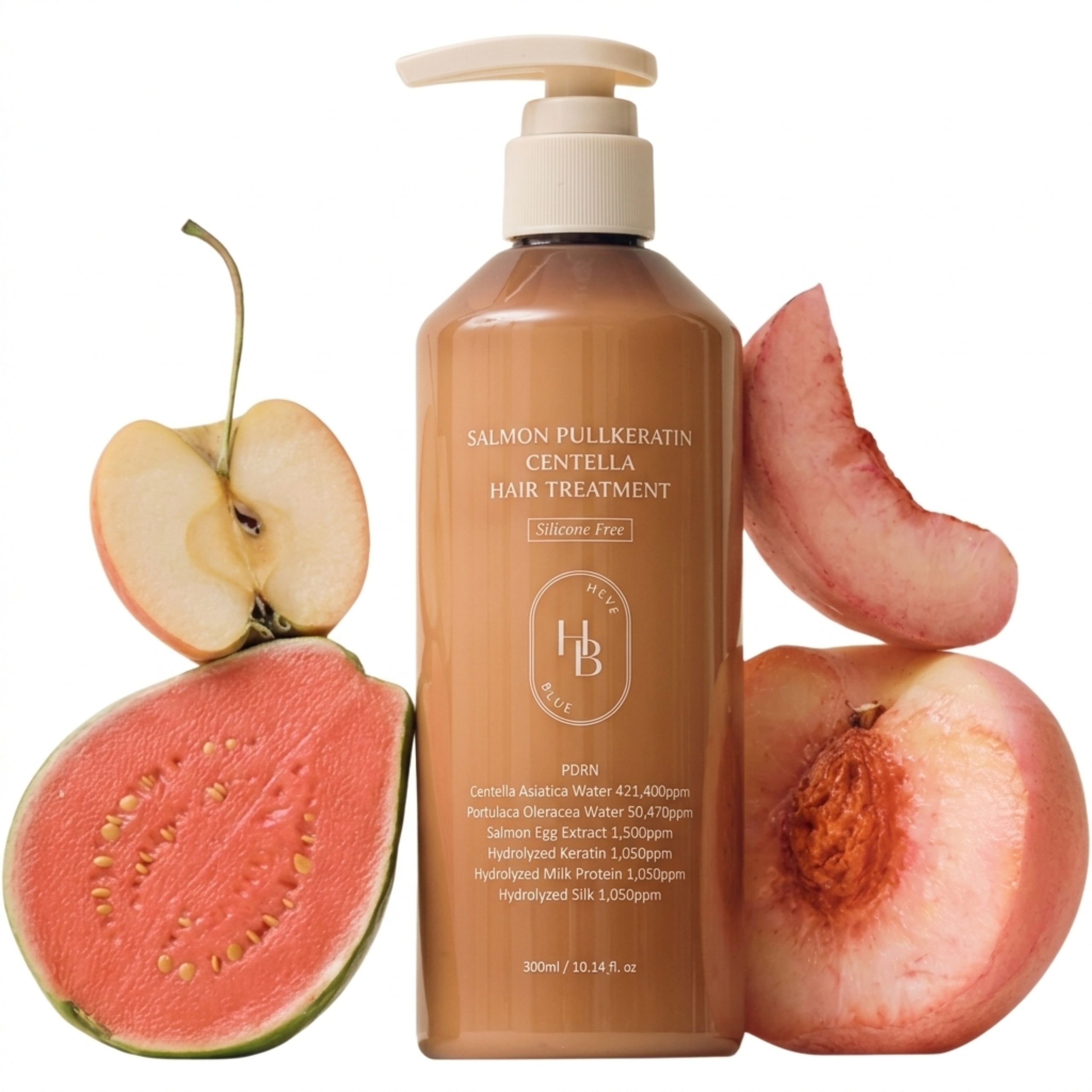 Kondicionér na vlasy Heveblue Salmon PullKeratin Centella Hair Treatment 300 ml