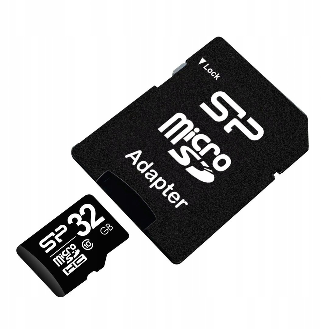 Karta pamięci Silicon Power microSDHC 32GB Class 10 Adapter microSD-SD (s