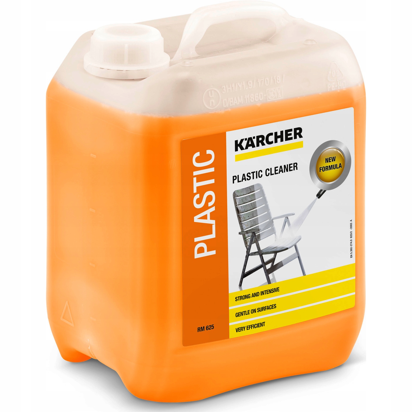 Фото - Інша побутова хімія Karcher Płyn do mycia plastiku  Plastic Cleaner 5L 