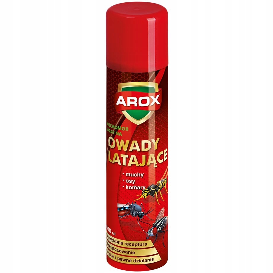 

Spray na komary muchy osy owady Arox 400 ml