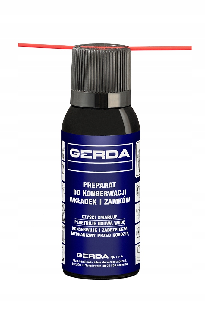 

Gerda Preparat do konserwacji wkładek zamków 100ml