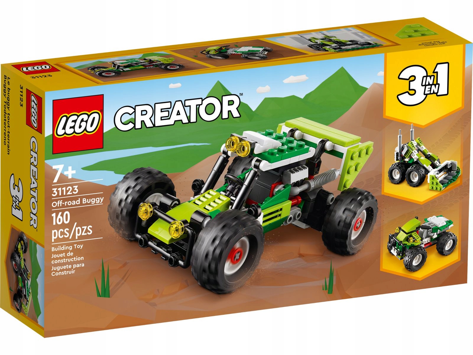 

Lego Creator 31123 Creator 3w1 Łazik terenowy Nowe