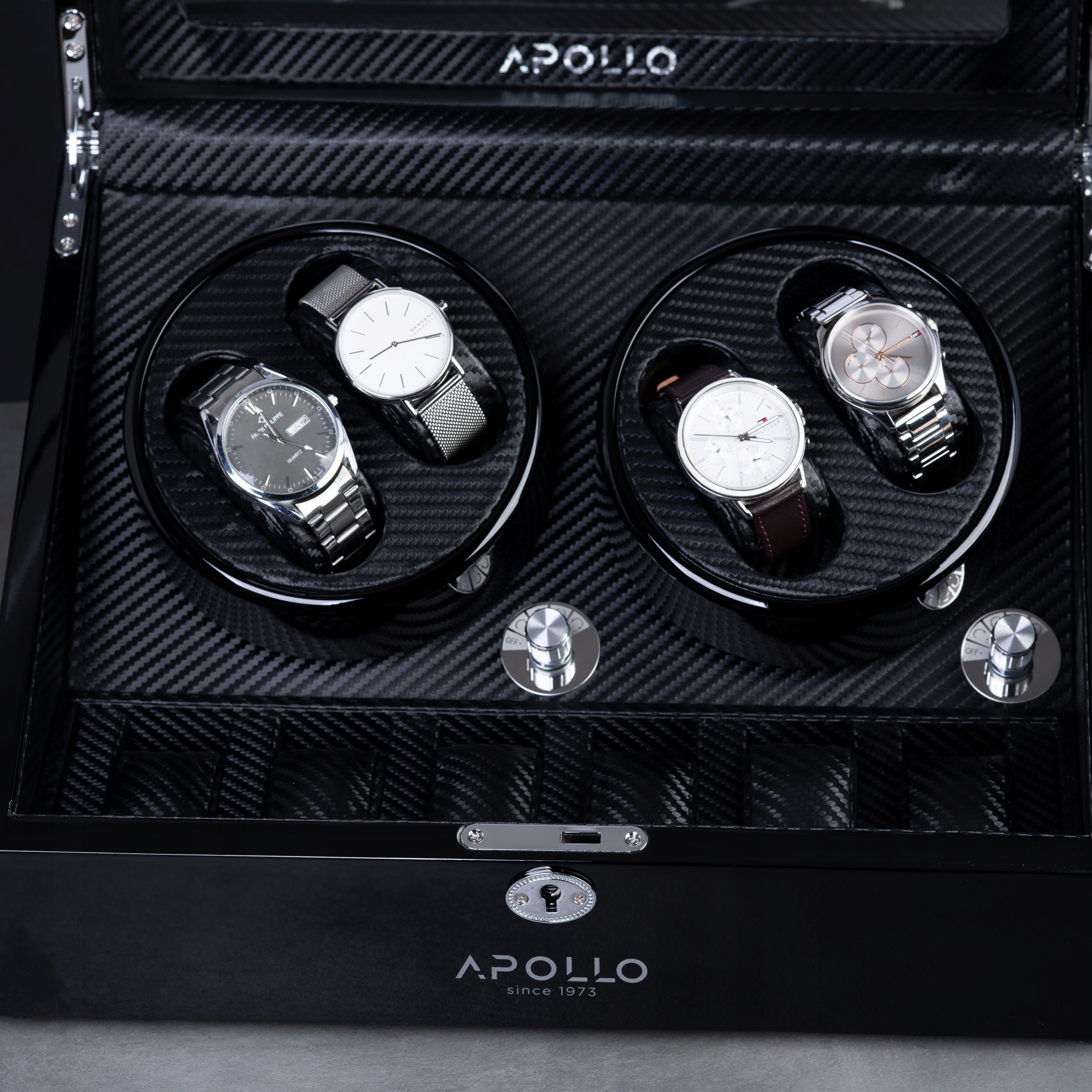 Rotomat Apollo Na 4+6 Zegarków Premium Since 1978 Kolor czarny