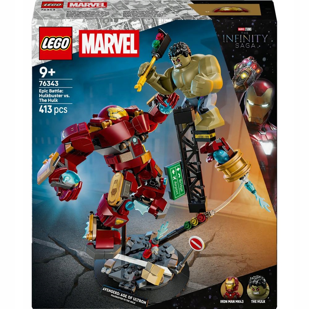 Lego Marvel HEROESEpicka bitva: Hulkbuster versus Hulk 76343