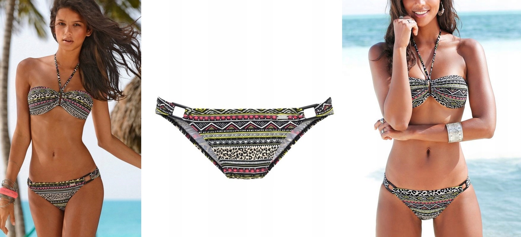 

Buffalo Bikini Strój Kąpielowy Etno Print Dół Xs/s