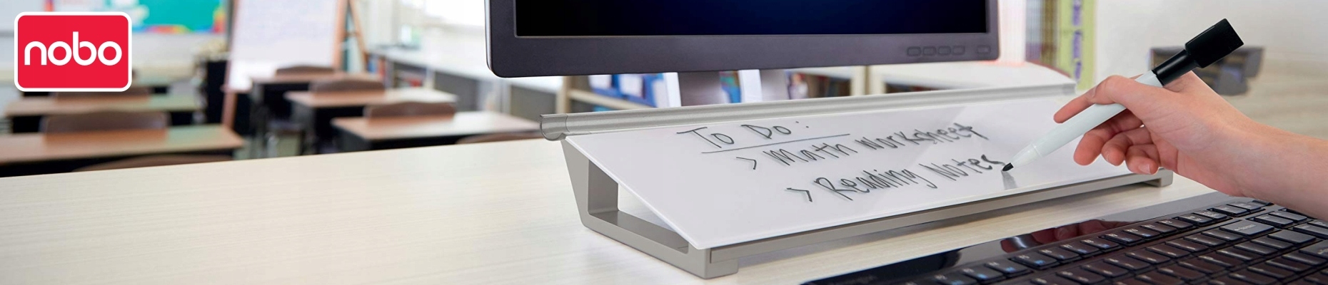 TABLICA MAGNETYCZNA SUCHOŚCIERALNA 60X45CM NOBO Szerokość produktu 60 cm