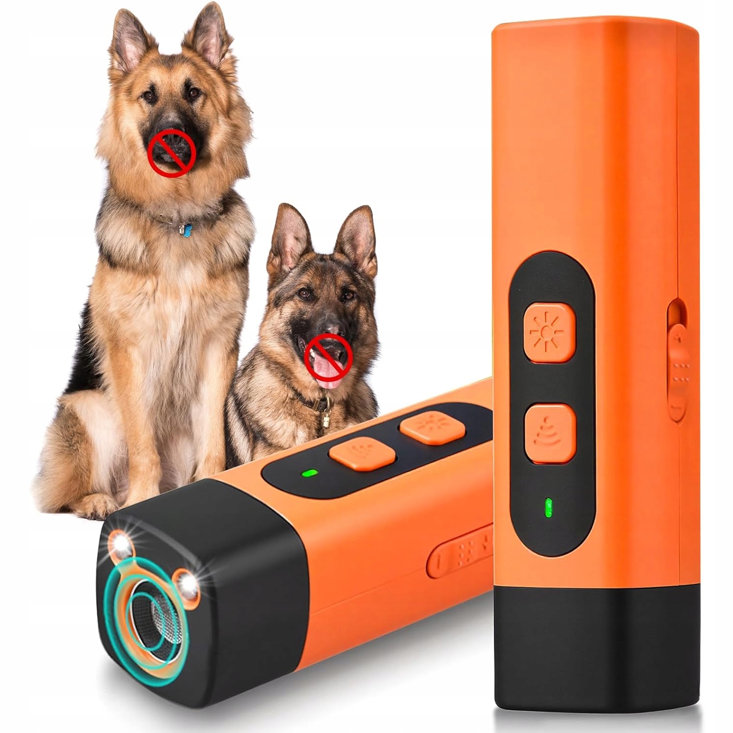 Levně Ultrazvukový Odpuzovač Psů Proti Štěkání, Treser S Baterkou