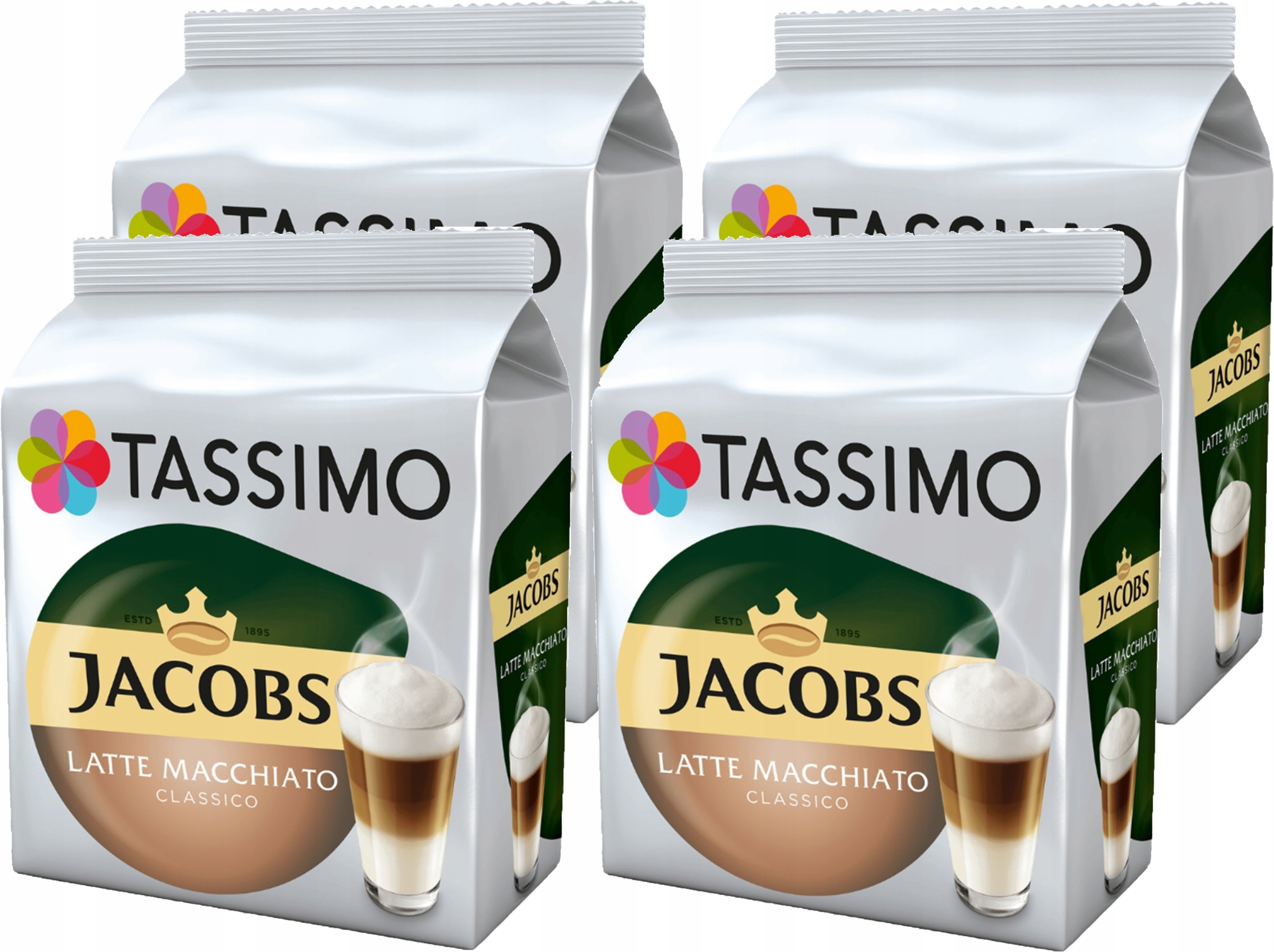 Levně Kapsle káva Tassimo Latte Macchiato Classico 4 x 16 kusů
