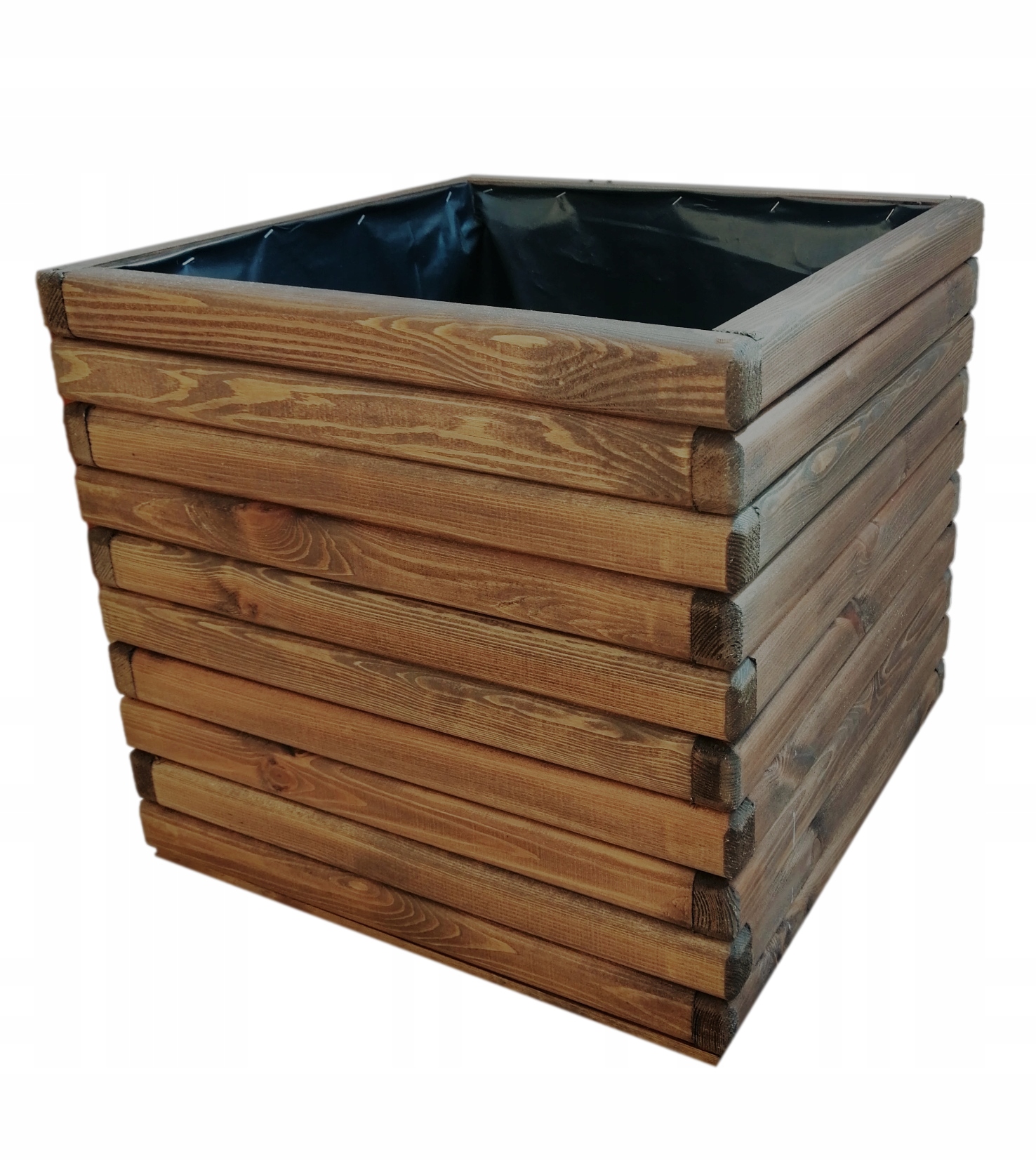 Aksamitka 50/50/50 Palisander Donica ogrodowa, drewniana