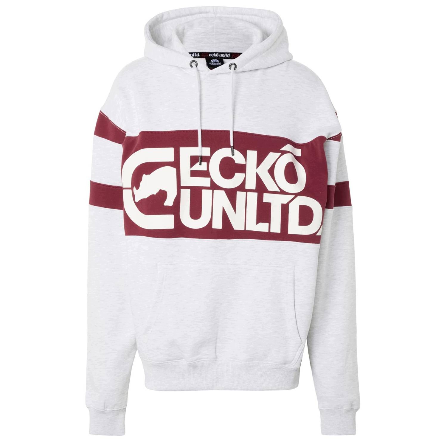 Ecko Unltd. mikina pánská Flagship Hoodies L šedá