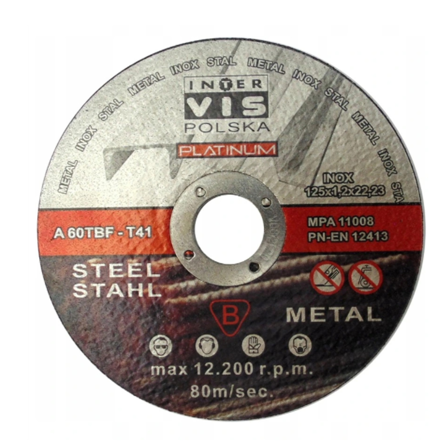 

Tarcza Tarcze Do Cięcia Metalu 125/1,2 mm IV 10szt