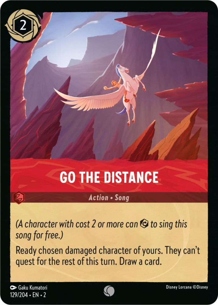 Disney Lorcana Go The Distance 2ROF #129 Foil