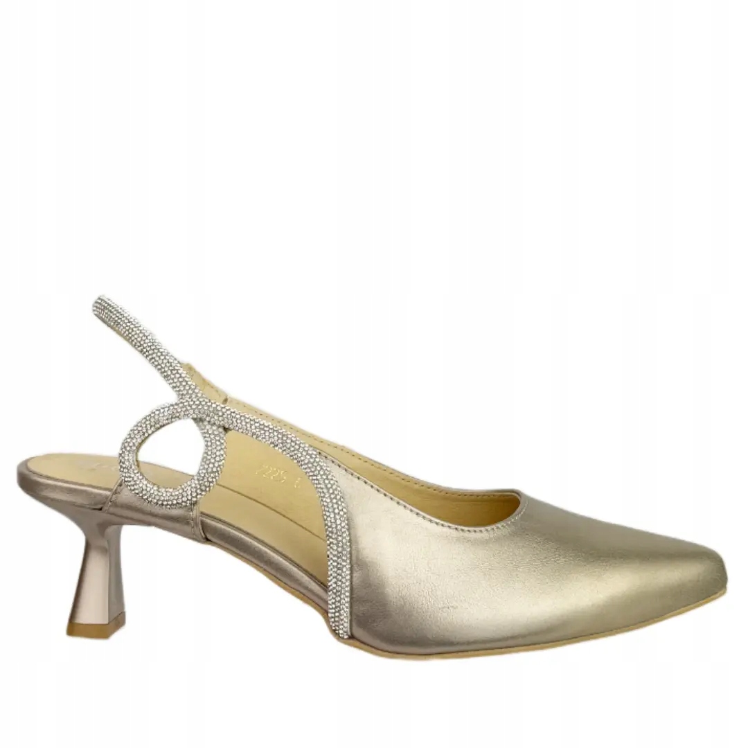 Dámské lodičky Higo 2882 Zlo 340 38, Zlatá