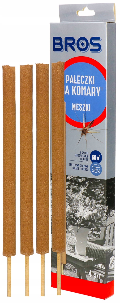 

Pałeczki Na Komary Meszki Owady Latające Bros 4SZT